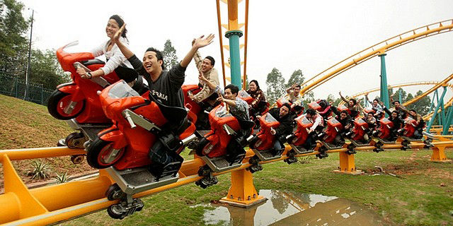 Top 10 most fun roller coasters in China - top emoticons