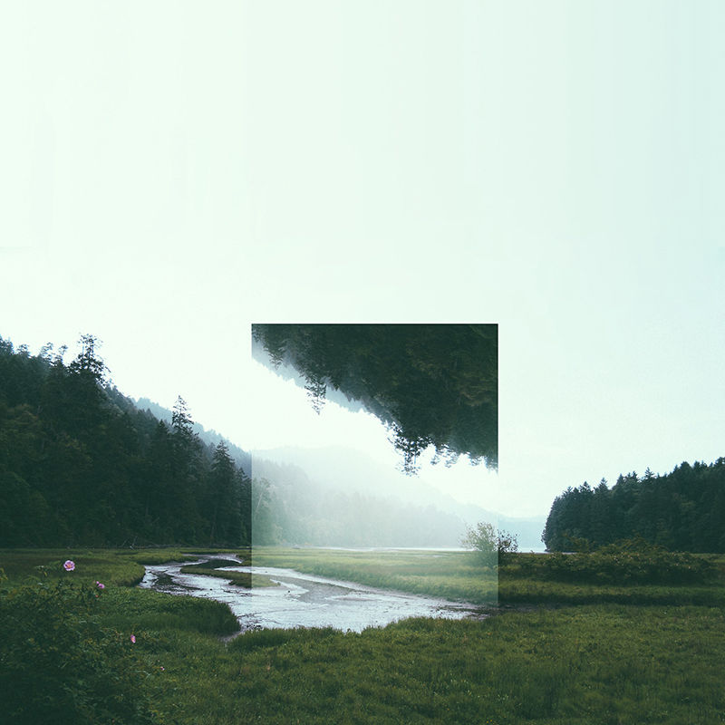 Inverted landscape photography, the perfect combination of geometry and photography - top emoticon